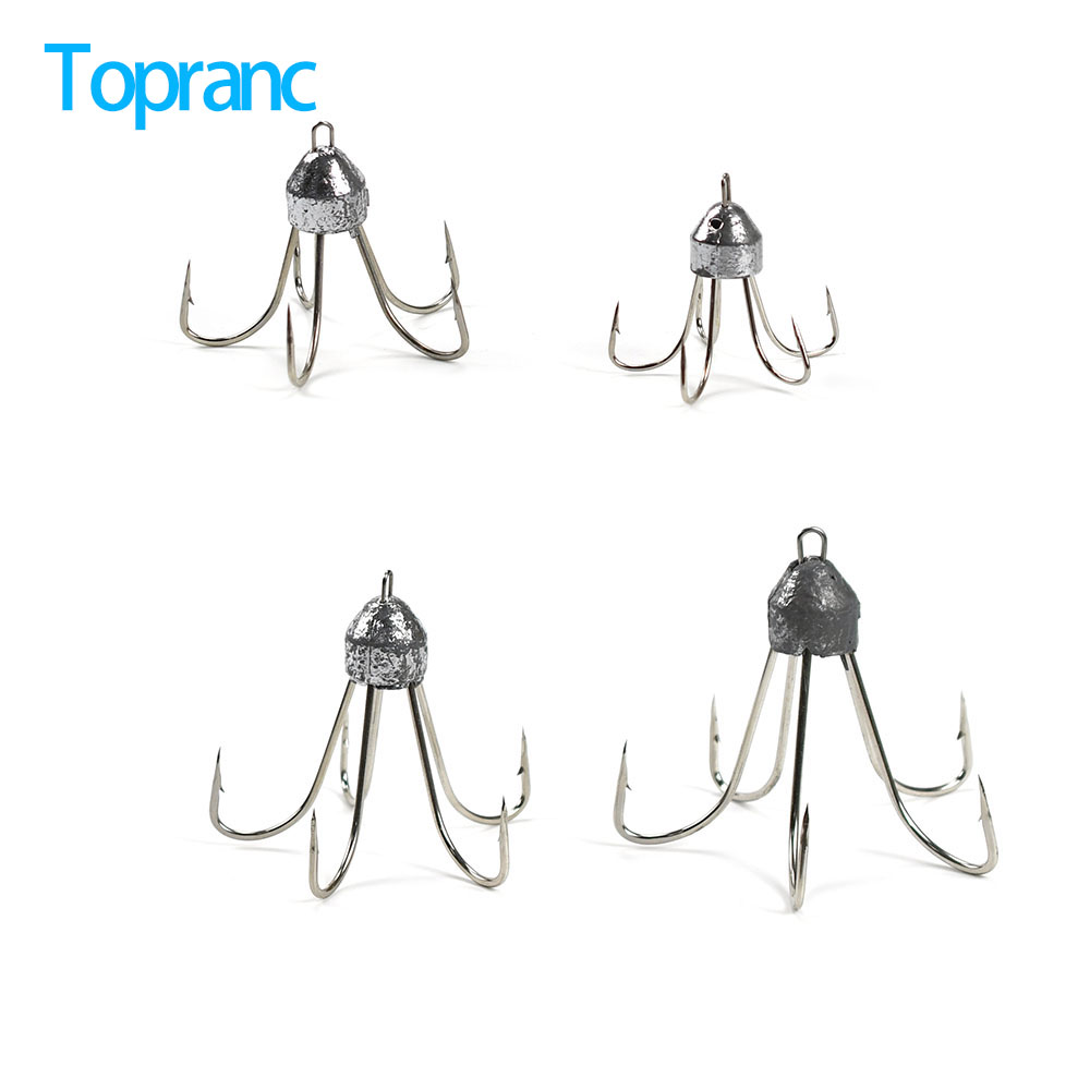 Fishing Boat Anchor - Topranc 1 pièce Hameçon triple d'ancrage
