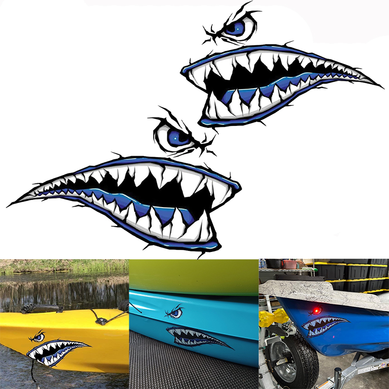 Fishing Boat Paddle - Autocollants en vinyle imperméables pour bateau,