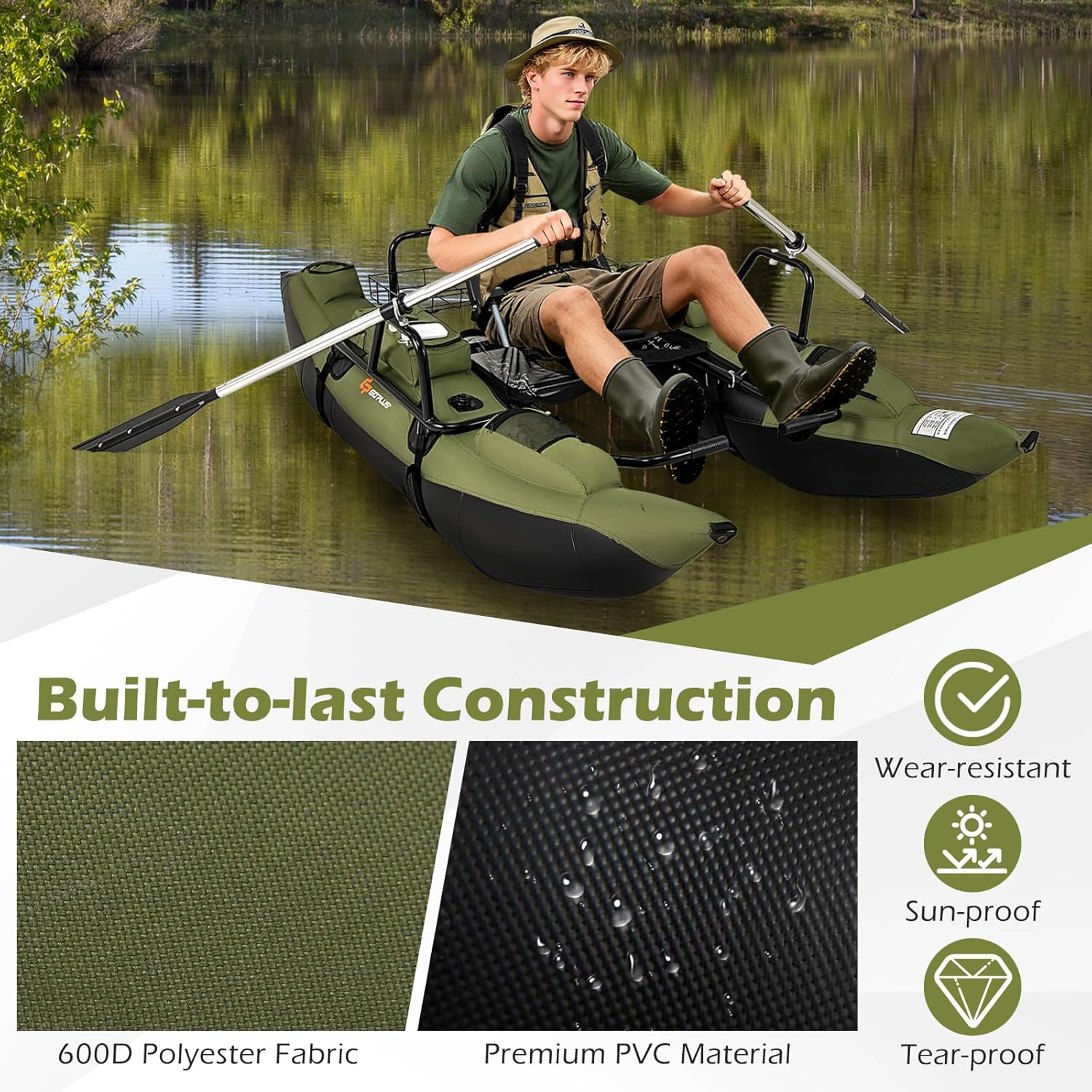 Bateau gonflable pour adultes  - Fishing Boat Paddle avis et prix