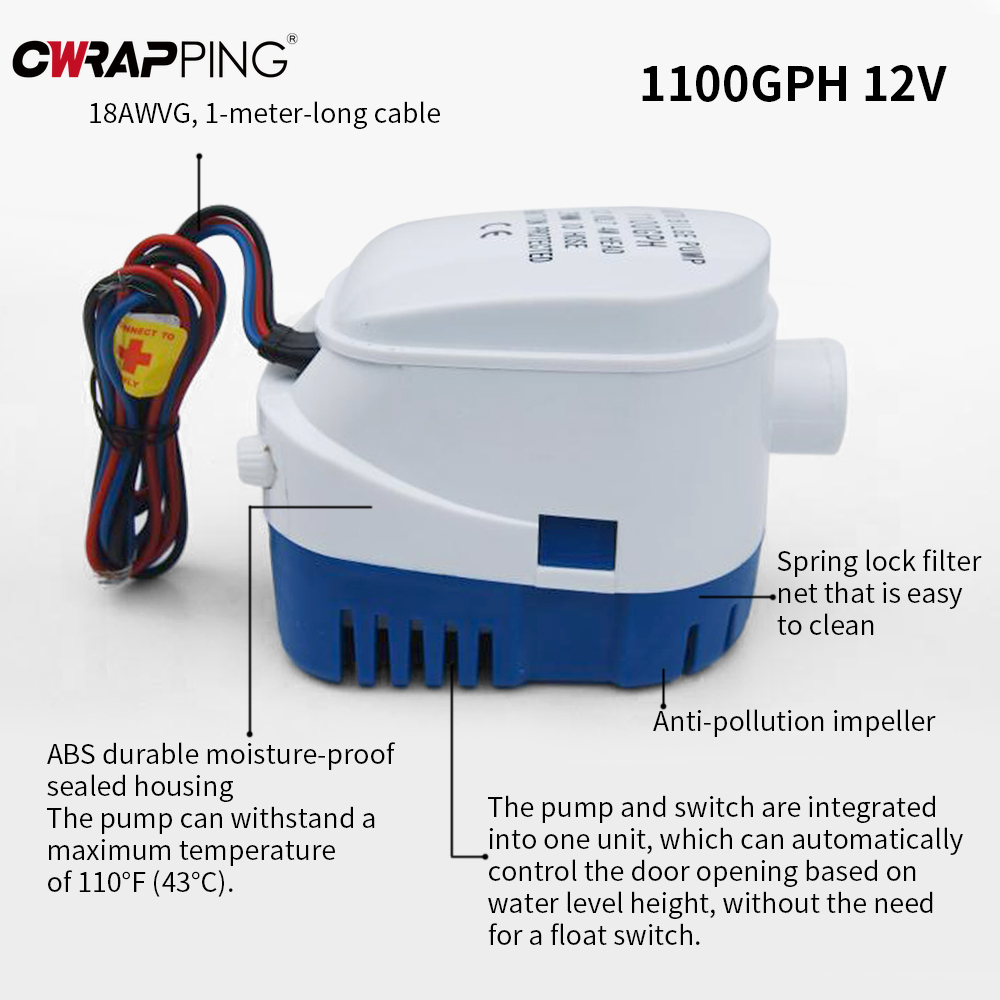 Pompe de cale pour voiture RV, - Fishing Boat Bilge Pump avis et prix