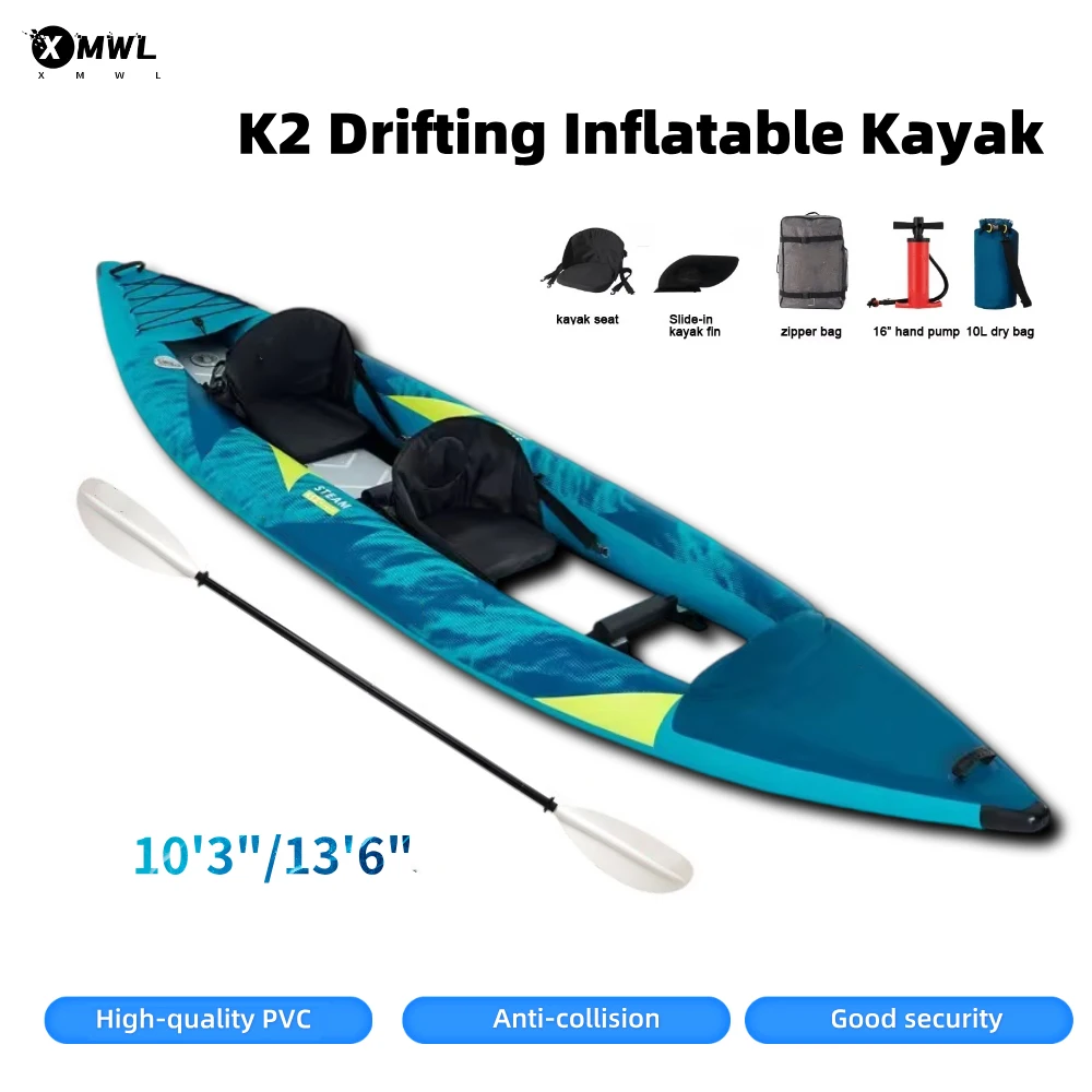 Canoë-kayak gonflable pour 1-2 - Fishing Boat Paddle avis et prix