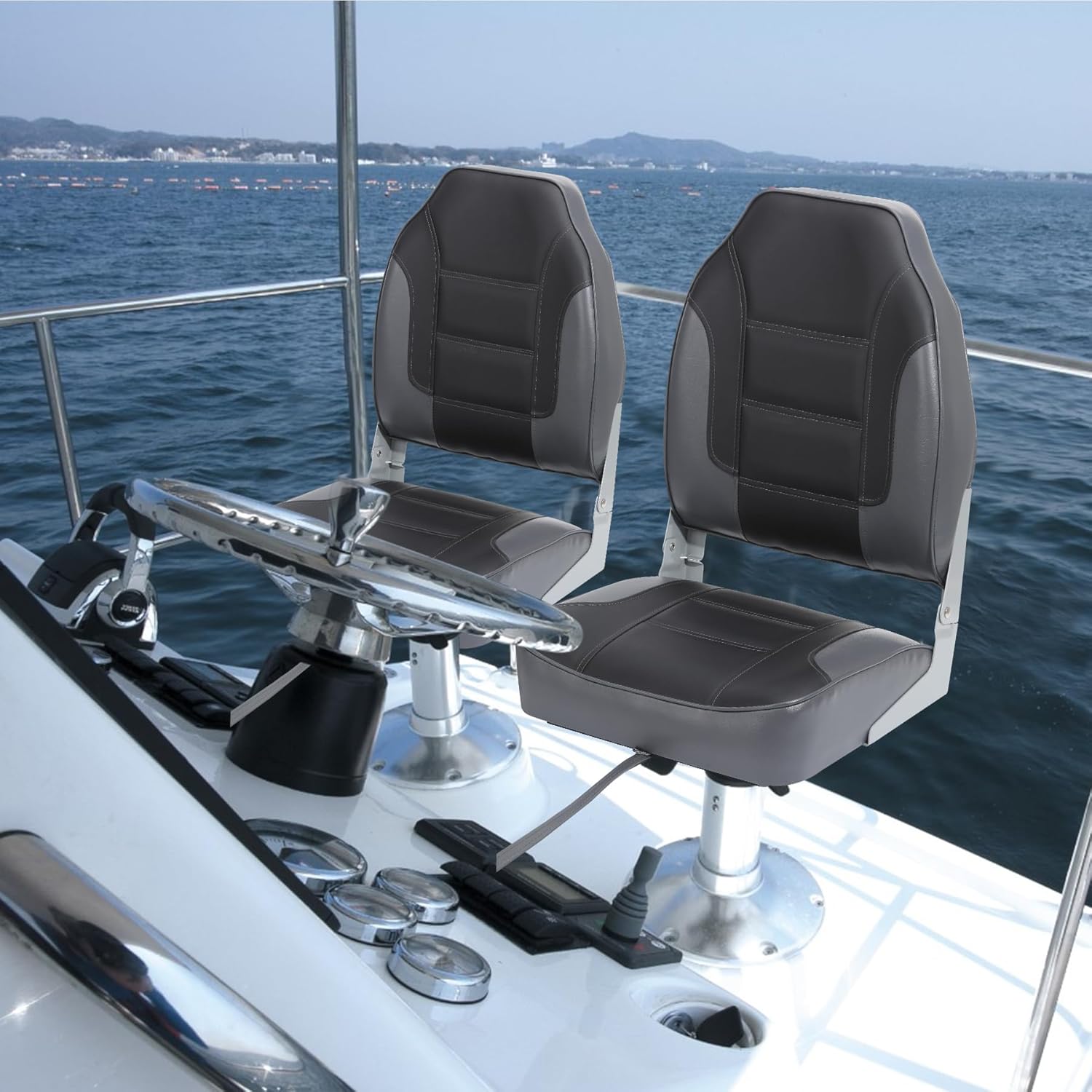 Lot de 2 sièges pliants pour b - Fishing Boat Seat avis et prix